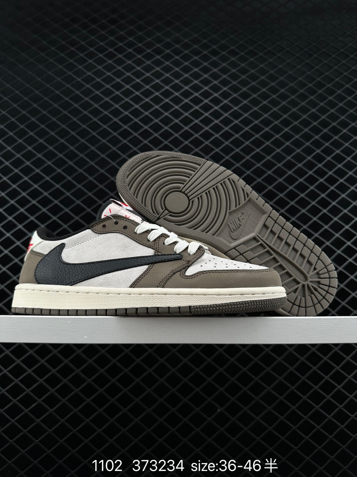 Travis Scott x Nike Air Jordan 1 Low OG SP”White/Red/Fog Blue“